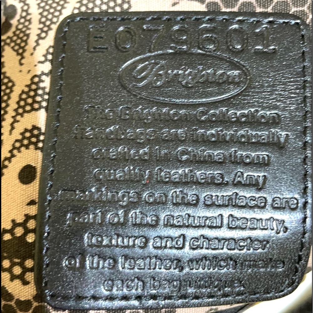 Brighton Two-tone Leather Shoulder Bag - Picture 12 of 12